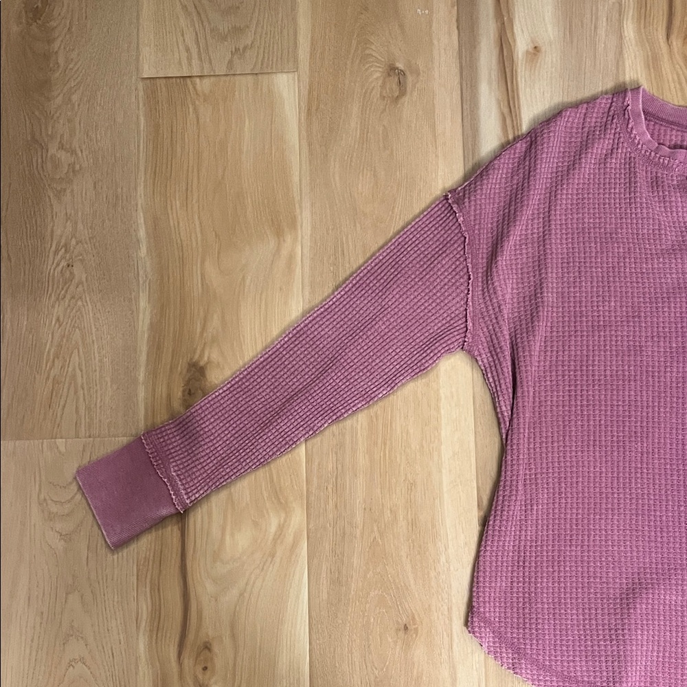 White Crow Women's Long Sleeve Purple Tee - Picture 2 of 4